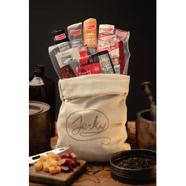 Jerky Gift Basket, 26 pc Unique Snack Stick Gift Bag, Assorted Snack Sticks, Meat & Cheese Snack Packs, High in Protein, Fun Gift Idea for Men & Women