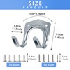Covlongyu 15 Pack Tool Hanger Hooks,Garage Shed Hooks Heavy Duty