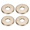 uxcell 4pcs Wall Split Flange 80mm / 3.1" OD Escutcheon