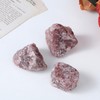 XIANNVXI Cherry Quartz Crystal,1.77-2.17" Raw Crystal Quartz Stone,Natural Healing Crystal
