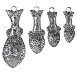 Crosby & Taylor Fish Pewter Measuring Spoons