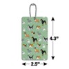 Plenty of Dogs Pattern Luggage Card Suitcase Carry-On ID Tag