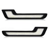 AUTOXBERT 2x Daytime Running Light LED White Light L-Shape Strip
