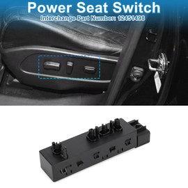 A ABSOPRO Power for Seat Switch No. 12451498 Car Setting Recline Switch for Buick Allure 2010 for Buick Lacrosse 2010-2013
