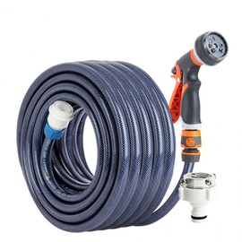 Powerful Water Jet Set Long Hose High Pressure Car Wash Cleaning Agriculture Outdoor Use 20m 8 speed