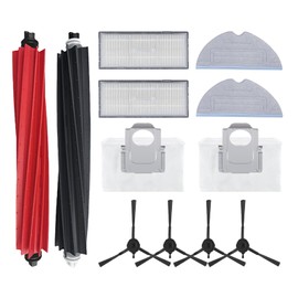 Replacement Accessories Set for Roborock S8 / S8+ Plus / S8 Pro Ultra / G20 Robot Vacuum 1 Pair Main Brush 4 Side Brush 2 Filter 2 Mop Pad 2 Dust Bag parts