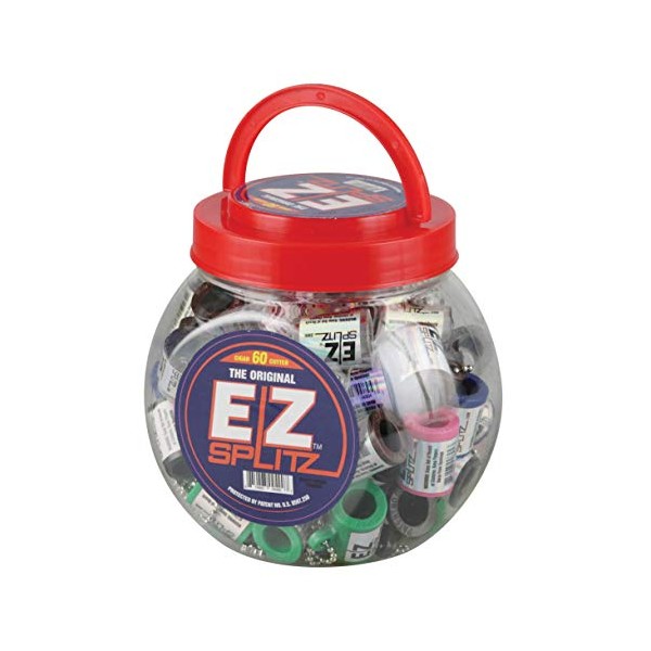 60pc Small EZ Splitz Cigar Splitter - Assorted Colors