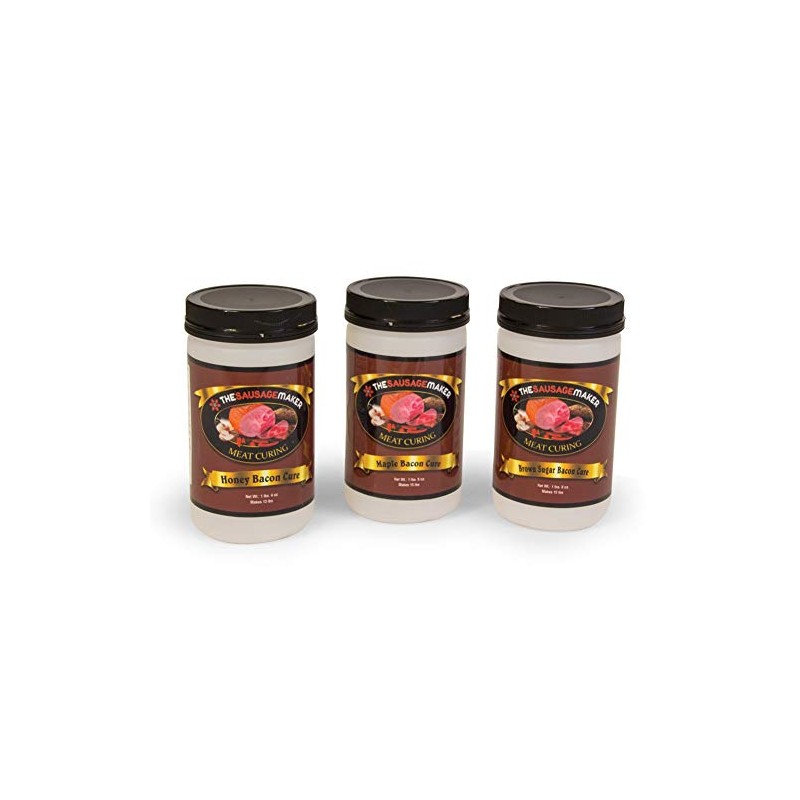 The Sausage Maker - Bacon Seasoning Sampler Bundle (Honey, Maple,