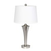 Elegant Designs LC1020-BSN 3 Pack Lamp Set, Brushed Nickel