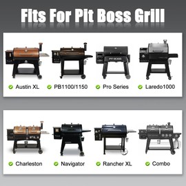 Criditpid Heat Deflector Modification for Pit Boss Austin XL, Pro Series, Rancher XL, PB1150, PB1100 Grill Parts, Stainless Steel Air Gap Mod, Heated Diffuser Plate Cover for Pit Boss Accessories