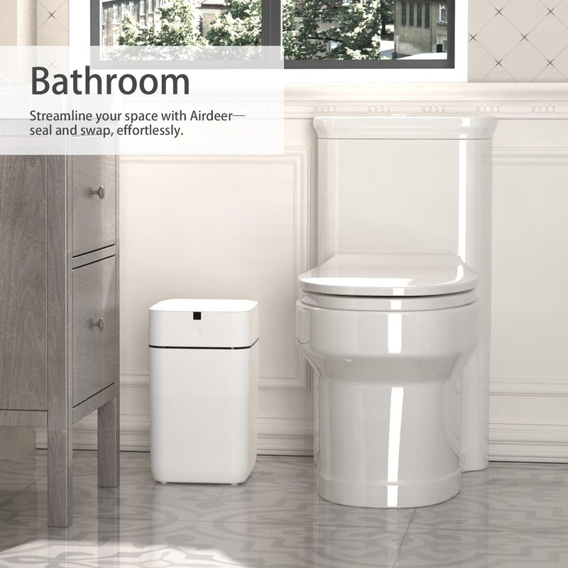 Airdeer Automatic Trash Can, 4 Gallon Self Sealing and Self-Changing