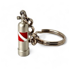 Scuba Tank Keychain with Dive Flag, Gifts for Divers and Accessories