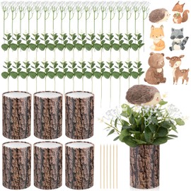 Yinder 48 Pcs Woodland Centerpieces Forest Tabletop Decoration, Woodland