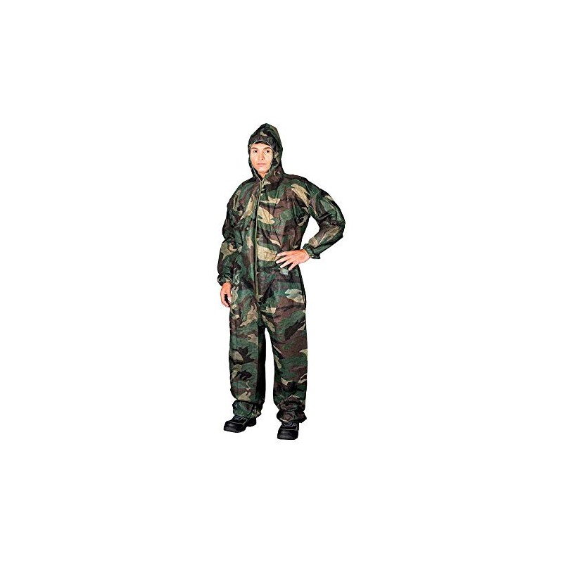 Camouflage Disposable Overalls - camouflage - Large