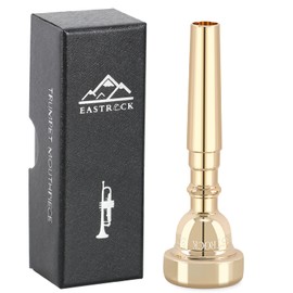 EastRock 3C Trumpet Mouthpiece Gold Bb Trompeta Mouthpiece Trumpet Instrument Accessories Vacuum Packed