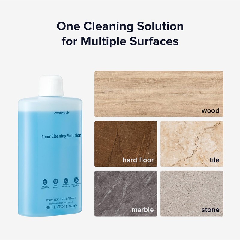 roborock Floor Cleaning Solution, Floor Cleaner for Hardwood, Compatible Robot