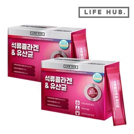 lifehub Life Hub Pomegranate Collagen Probiotics 2-Set (2g x 60 packets) / 라이프허브 석류콜라겐 유산균 2세트 (2g x 60포)