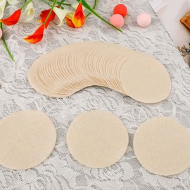 400 Pcs Unbleached Natural Paper, 6.4x6.4 cm Coffee Filters Round Replacement Fits for Aerobie Aeropress Coffee and Espresso Makers