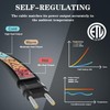 Heat Tape, 50FT -140FT Deicing Heating Cable,Pipe (Metal and Plastic)