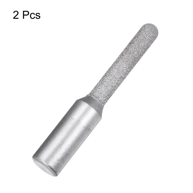 uxcell 2 Pcs Diamond Profile Straight Router Bit 8mm Dia