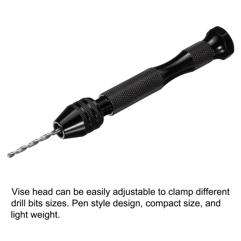 sourcing map 36 Piece Pin Vise Hand Drill Set, 0.1