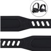 GZXYUAN 4 Pcs Bicycle Pedal Straps Rubber Widened Toe Clips