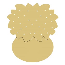 Flower Pot Design by Lines Cutout Unfinished Wood Flowerpot Flower Pot Spring Door Hanger MDF Shape Canvas Style 10 Art 2 (24')