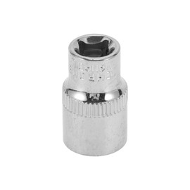 INFINAUTO Impact Socket 25mm für Auto Motorrad Dirtbike Reparatur Hardware Werkzeug CR-V Silber Ton Langlebig 6 Punkt 10mm 1/4 Zoll Antrieb