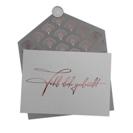 Joli Coon Feel Pressed Card with Envelope and Wax Seal - Miss Yourself Gifts