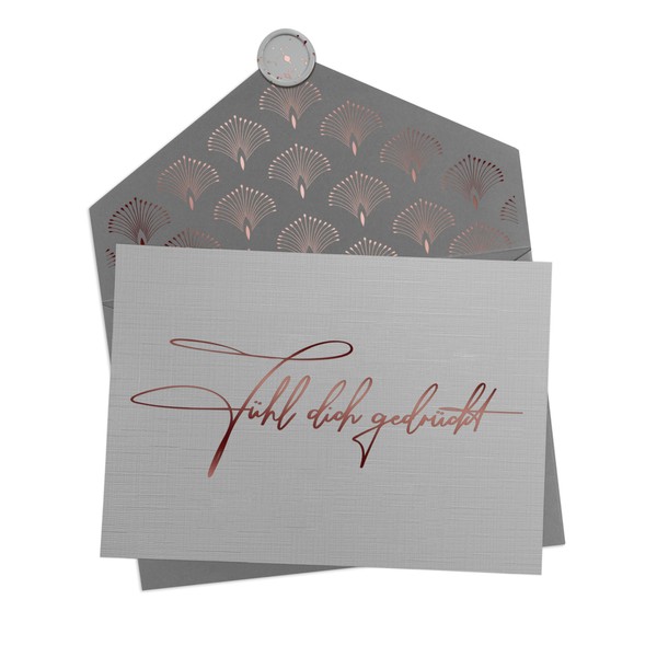 Joli Coon Feel Pressed Card with Envelope and Wax Seal