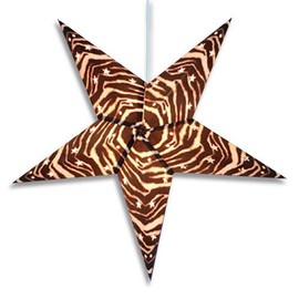 Zebra Paper Star Lamp/Lantern