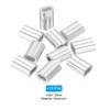 uxcell 1/16" 1.5mm Aluminum Crimping Loop Sleeve Double Ferrule for