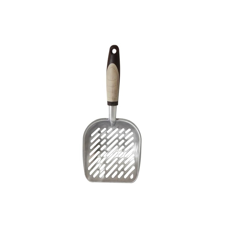 Petmate Metal Cat/Kitty Litter Scoop, Deep Shovel, Premium Non-Stick Large