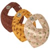 Pippi Unisex Baby Bandana Bib (Pack of 3) Triangle L