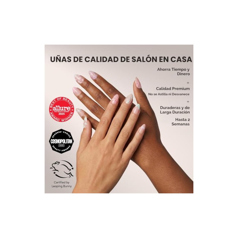 Glamnetic - Clavos de presión para uñas - Wild Card