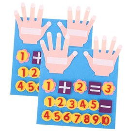 Gadpiparty Sets Felt Math Board Toys for Boys and Girls Preschool Addition Subtraction Learning Toy Boy Girl Cognitive Development Aid Smooth Material Educational Math Game