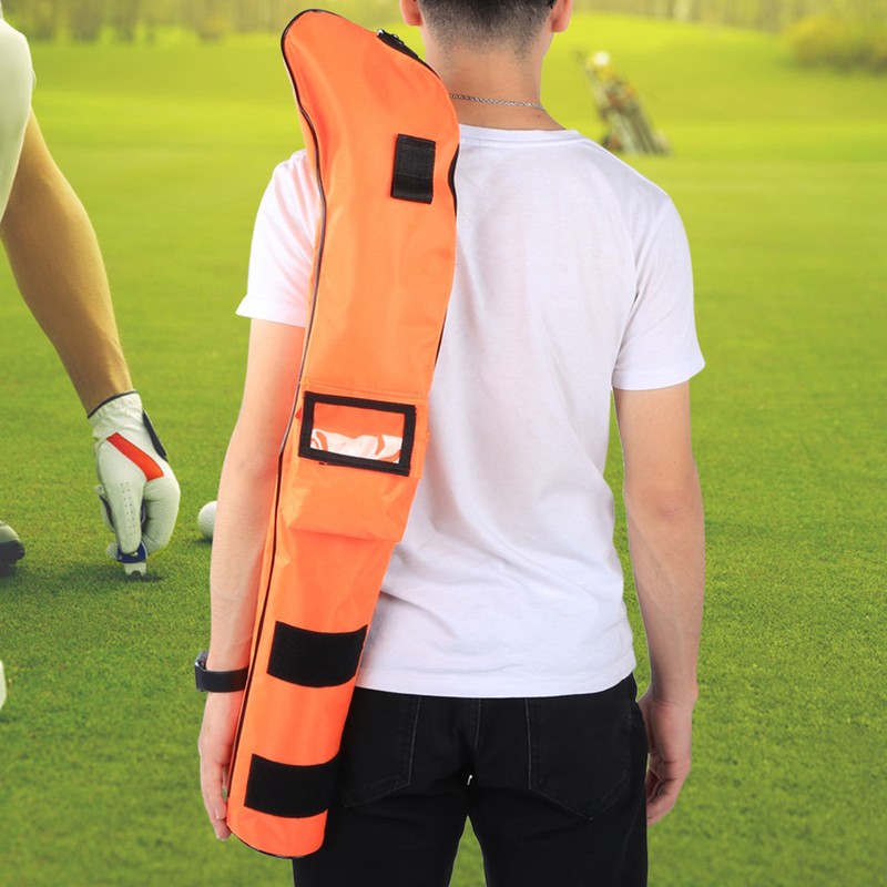 Nylon Portable Waterproof Children Soft Foldable Golf Club Bag for