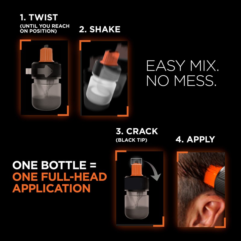 Men Expert One Twist Hair Color for Men, 2 Real