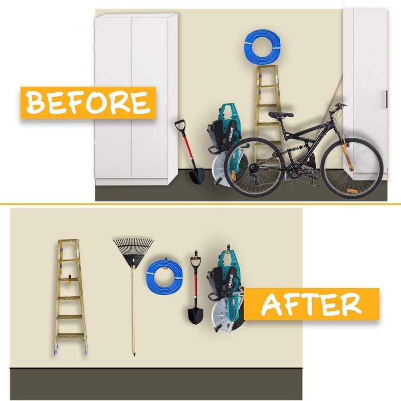 Intpro Garage Organization Hooks Heavy Duty Garage Storage Utility Wall