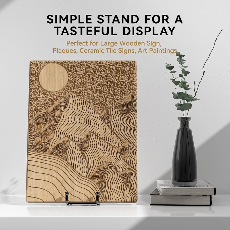 IPAME 12 Inch Large Plate Stands for Display - Metal