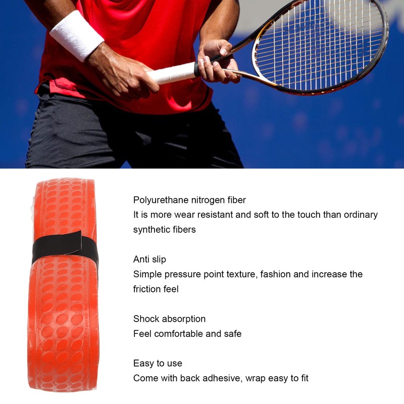2 PCS Tennis Racket Grip Tape Badminton Racquet Thick Overgrips