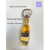 Magnetic Beer Bottle Opener Figure Beer Bottle Bar Refrigerator Decor