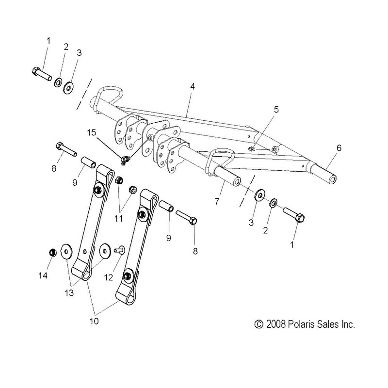 Polaris Snowmobile Limiter Strap, Genuine OEM Part 5413983, Qty 1