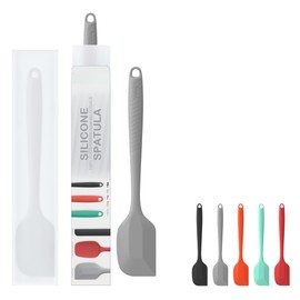 Permanent Warranty Silicone Small Spatula 1 PCS Heat Resistant Silicone Spatula Cooking for Nonstick Cookware Kitchen Gadgets Small Spatula Grey