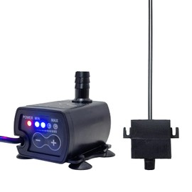 Stropum Automatic Small Sump Pump With Water Level Sensor,13 FT Drain Height With 4 Level Flow Control,Mini Submersible Water Condensate Pump For Dehumidifier,Ice Maker,Tank Auto Shut Off