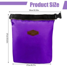 Bolsa térmica para almuerzo, impermeable, de nailon, con cremallera, mini nevera portátil de moda para el trabajo, la escuela y el aire libre.