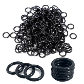 PIYIENR Wacky Worm Tool Wacky O-Rings (Black O-rings 200pcs)