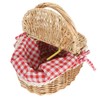 MAGICLULU Wicker Picnic Basket with Insert, Country House Style Picnic
