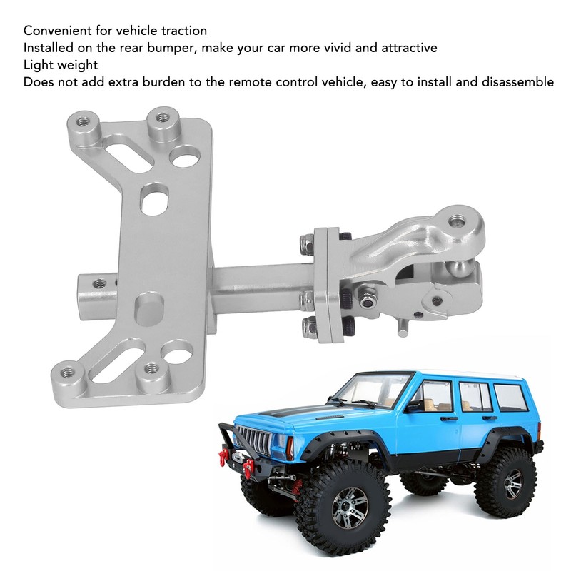 RC Trailer Hook Rack Aluminium Alloy Adjustable Trailer Hitch Hook