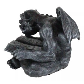 Reading Gargoyle - Collectible Figurine Statue Sculpture Figure Model
